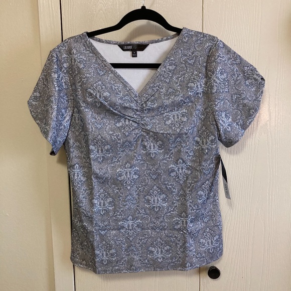 LuLaRoe Tops - LuLaRoe Silver Sparkly Elegant Mary Shirt